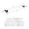 Amerock Glacio Clear/Oil-Rubbed Bronze Contemporary 24 in 610 mm Towel Bar BH36064CORB - alternate 5
