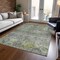 Homeroots 5' X 8' Sage And Gray Floral Washable Indoor Outdoor Area Rug 606219 - alternate 9