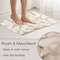 Lavish Home 2PC Bathroom Rug Set 100% Cotton Bath Mats w/ Textured Botanical Leaf Print for Boho Bathroom Decor ST-BATH5-BN - alternate 10