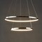 Jonathan Y Brice 24" 2-Light Modern Contemporary Metal Round Integrated LED Pendant, Chrome JYL7204C - alternate 11