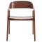 Leisuremod Rivo Collection Elegant Dining Chair in Dark Brown Wood RC20WBR - alternate 9