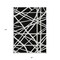 Homeroots 8' X 10' Black And Ivory Geometric Washable Indoor Outdoor Area Rug 600423 - alternate 9