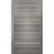 Sartodoors Sliding Closet Bi-fold Doors, Planum 0020 Ginger Ash, Sturdy Tracks Moldings Trims Hardware Set, Wo PLANUM0020BF-GA-84 x 84 (2* 42x84) - alternate 1