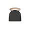 Holland Bar Stool Co Revelle 25in Swivel Counter Stool with Anodized Nickel Finish, Medium Back and Canter Iron Seat 881 - alternate 11