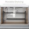 Home-Complete Under Sink Organizer 2 Tier Adjustable Shelf Organizer with 8 Removable Panels Organizers & Storage 82-50702-BL - alternate 10