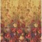 Homeroots 8' X 10' Gold Red And Brown Floral Washable Indoor Outdoor Area Rug 597060 - alternate 9