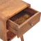 Homeroots 22" Brown Solid Wood One Drawer Nightstand 651476 - alternate 18