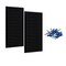 Triton Products (2) Square Hole Pegboards W/ Mounting Hardware, Epoxy 18-Gauge Steel, Black, 18" W x 36" H LB18-BK - alternate 1