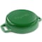 Megachef 2 Quart Round Enameled Cast Iron Braiser Pan in Green MG-BRS22G - alternate 7