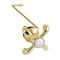 Kingston Brass Side Mount Toilet Tank Lever, Polished Brass KTTXS2 - alternate 1