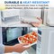 Serenelife 8-Piece Glass Baking Dish with Lids Set, White SL4PBK22 - alternate 5
