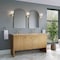 James Martin Vanities Hudson 60" Double Vanity, Light Natural Oak, w/ 3 CM Tajnar Eclos Top 435-V60D-LNO-3TJR - alternate 9