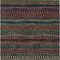 Homeroots 9' X 12' Black Green And Gold Striped Washable Indoor Outdoor Area Rug 588242 - alternate 9