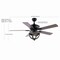 Jonathan Y Jasper 52" 2-Light Farmhouse Industrial Iron Dome Shade LED Ceiling Fan With Remote, Black JYL9613A - alternate 14