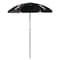 Picnic Time Family Of Brands NCAA Wisconsin Badgers Outdoor Canopy Sunshade Beach Umbrella 5.5' - Small Patio Umbrella 822-00-179-644-0 - alternate 1