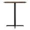 Flash Furniture Commercial 36" Natural HPL Tabletop with Black Bar Height X Base ST-SQ36-NAT-T3030B-GG - alternate 10