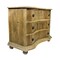 Homeroots 44" Natural Solid Wood Three Drawer Dresser 489227 - alternate 1