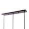 Jonathan Y Ibiza Island 30" 3-Light Woven Rope/Metal Bohemian Coastal LED Linear Pendant, Oil Rubbed Bronze/Natu JYL1124A - alternate 14
