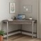 Homeroots 42" Taupe and Silver Corner Computer Desk 333554 - alternate 5
