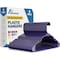 Lifemaster Heavy Duty Plastic Clothes Hangers, Non-Slip, Space-Saving, Holds 5 lbs, Purple, 5PK LMPLCPUR5 - alternate 1