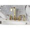 Kingston Brass Bridge Kitchen Faucet with Brass Sprayer, Brushed Brass KS8257CTLBS - alternate 6