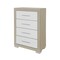 Homeroots 31" Natural And White Wood Four Drawer Dresser 643687 - alternate 17