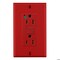Leviton SmartlockPro GFCI 15A HG/PI Red GFNT1-HFR - alternate 1