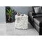 Monarch Specialties Accent Table 25"h, Indoor or Outdoor, Side Table, Nightstand, Bedroom, Living Room, White, Modern I 4116 - alternate 3