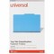 Universal Classification Folder, Legal, 6S, Blue, 10PK UNV10311 - alternate 1