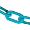 Mr. Chain 4" x 25' Turquoise Plastic Safety Chain 40056-25 - alternate 1