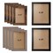 Megachef 10 Piece Assorted Wood Picture Frame Set in Black and Brown 750122149M - alternate 1