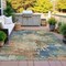 Homeroots 3' X 5' Blue Green And Beige Abstract Washable Indoor Outdoor Area Rug 630723 - alternate 8