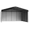 Arrow Storage Products 20 x 20 x 9 ft Eggshell Steel Carport with 3 Wall Kits CPH202009ECL3 - alternate 1