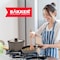 Bakken- Swiss Kitchen Cookware Set, Nonstick Granite Coating, Pots and Pans with Handles and Tempered Glass Lids BKCWSTK15BRWN - alternate 8