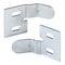 Prime-Line 0.56 in. D X 2.5 in. L Zinc-Plated Silver Steel Bi-Fold Door Aligner N 6538 - alternate 1