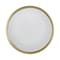 Homeroots 15" Gold Round Iron Textured Framed Accent Mirror 485068 - alternate 1