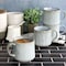 Gibson Home Picadelle 4 Piece 21oz Stoneware Mug Set in Light Grey 136622.01 - alternate 6