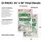 Signmission Currency Exchange, Vinyl Decals Only 24 Inch x 36 Inch, Vinyl Decal, 2PK DSB-2436-2PACK-Currency Exchange - alternate 2