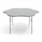 Flash Furniture Wren 60 in Flower Adjustable Height Activity Table, Thermal Laminate Top, Standard Legs, Gray XU-A60-FLR-GRY-T-A-GG - alternate 10