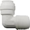 Watts Aqualock 1/4'' OD x 1/4'' MNPT 90 Deg. Push-to-Connect Plastic Elbow, 1/4 Bend PL-3009 - alternate 1