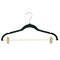 Simplify 6 Pack Velvet Hangers with Clips in Emerald 23250-G-EMERALD - alternate 7