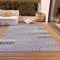 Homeroots 10' X 14' Lavender Gray And Ivory Floral Washable Indoor Outdoor Area Rug 617511 - alternate 9
