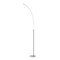Jonathan Y Curva 64" Metal Minimalist Modern LED Integrated Floor Lamp, Chrome JYL9539A - alternate 1