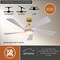 Vaxcel Redmond, 52 in, Satin Brass Ceiling Fan, White Blades, LED, Remote, DC Motor F0138 - alternate 8