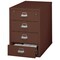 Fireking 4 Drawer, 1 Hr Fire, Vertical, 25" wide for Card Check & Notes Brown 4-2536-CBR - alternate 3