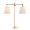 Jonathan Y Ruth 31" 2-Light Contemporary Farmhouse Adjustable Metal Library LED Table Lamp, Gold Painting JYL3074A - alternate 11