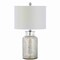 Jonathan Y Emilia 24.5 in. Trellis Pattern Glass LED Table Lamp, Mercury Silver, 2PK JYL1063A - alternate 8