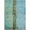 Homeroots 8' X 10' Blue And Gold Abstract Washable Indoor Outdoor Area Rug 578013 - alternate 9