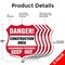 Signmission Construction Area Shield Sign Danger! Un, 12 inch X 12 inch, Aluminum Metal Sign, 5PK SHI-A-5Pack-12-373 - alternate 6