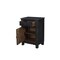 Homeroots 30" Black Solid Wood Distressed One Drawer Nightstand 521199 - alternate 18